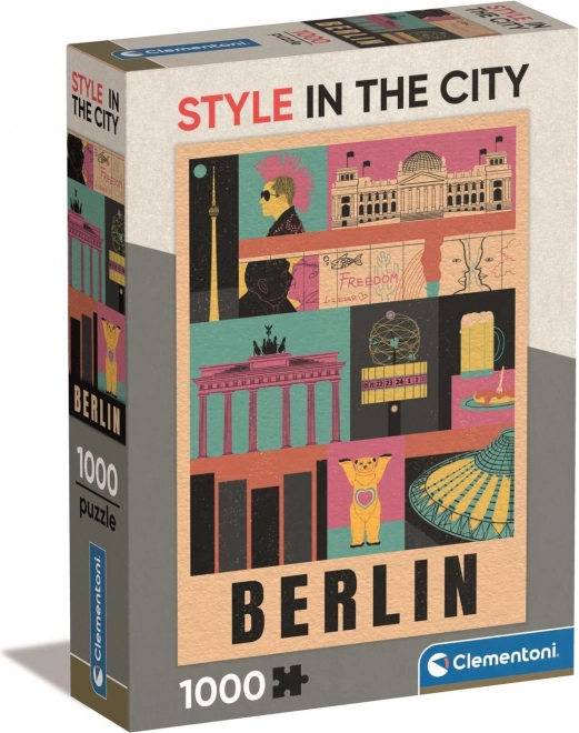 CLEMENTONI Puzzle Style in the City: Berlín 1000 dílků