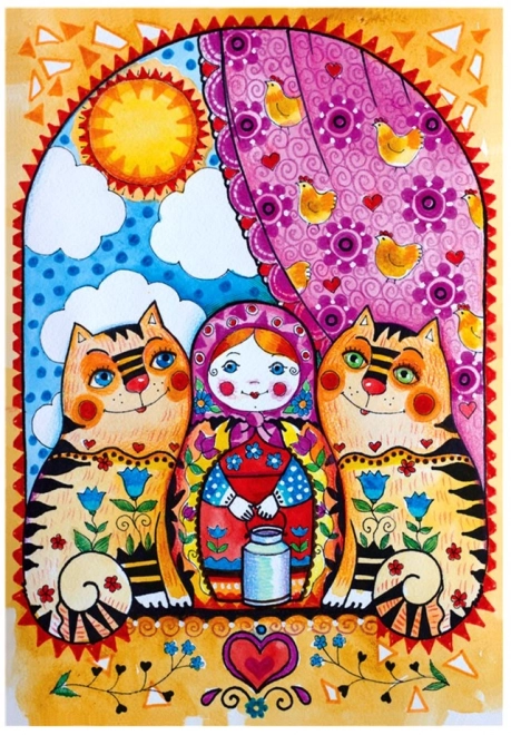 ANATOLIAN Puzzle Matryoshka 500 dílků
