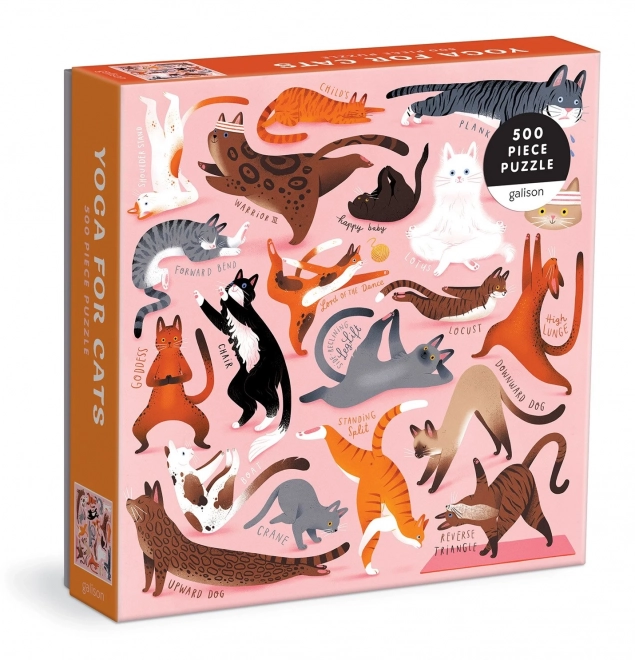 Puzzle Jóga pro kočky 500 dílků