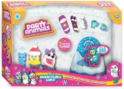 Party Animals hrací sada – zimní, mořská a plážová párty