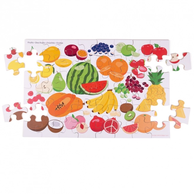 Podlahové puzzle s motivem ovoce