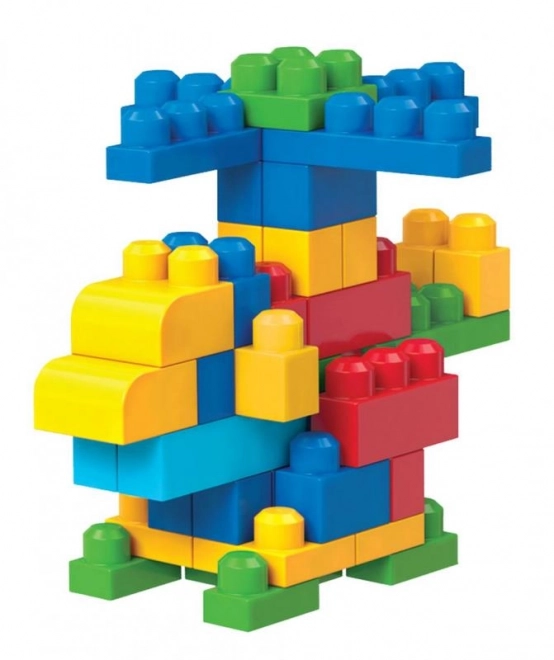 Mega Bloks First Builders Kostky v plastovém pytli 80 ks