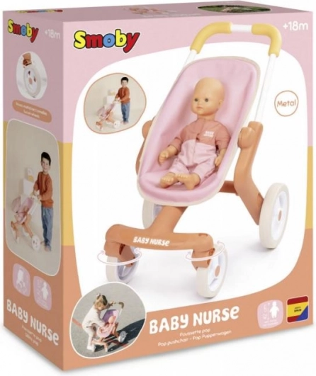 Sportovní kočárek pro panenky Smoby Baby Nurse