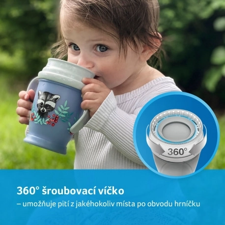 LOVI Hrneček 360° WILD SOUL 250ml 9m+ kluk