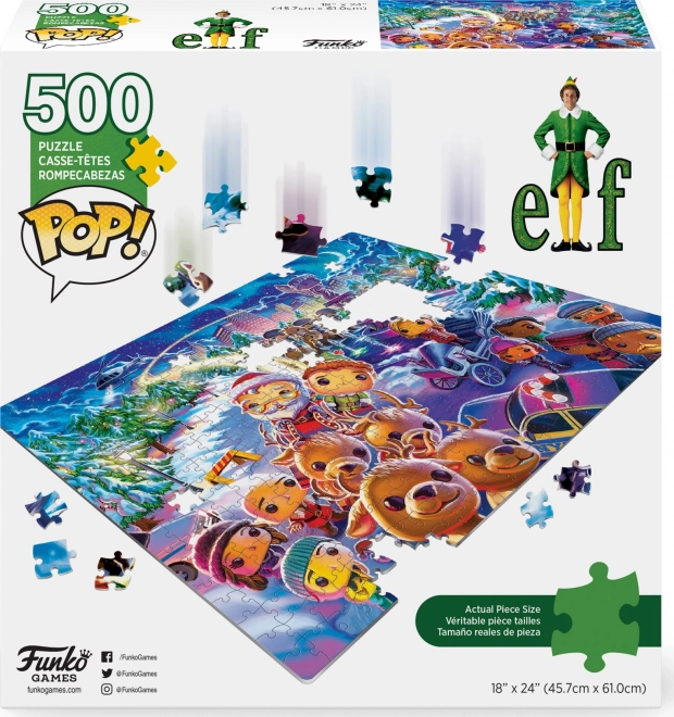 Puzzle Vánoční skřítek 500 dílků