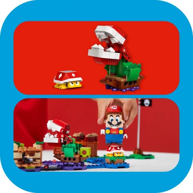 Hlavolam s Piraňovou Rostlinou - Rozšiřující Set LEGO Super Mario