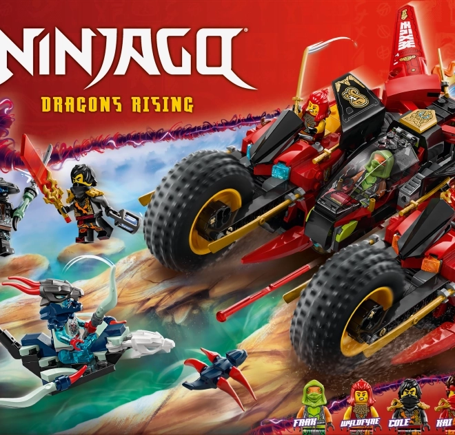 Lego Ninjago Bojové vozidlo nindžů 3v1