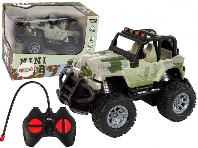 Auto na Dálkové Ovládání Off-Road 1:43 Kamufláž