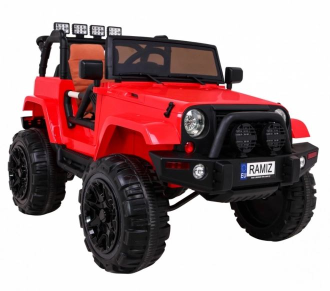 Dětské elektrické auto RAMIZ All Terrain Jeep červené