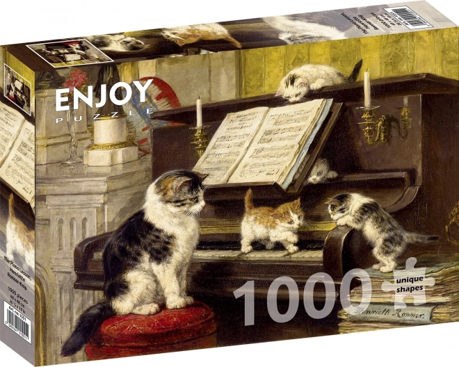 Užijte si puzzle Hodina klavíru 1000 dílků