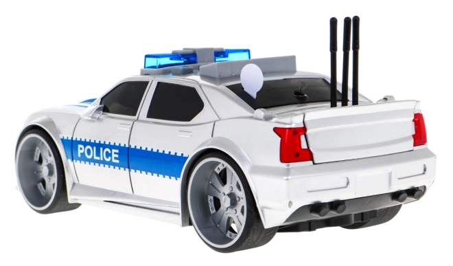 Interaktivní policejní auto pro děti 3+ Model policejního auta 1:16 Světla + zvuky