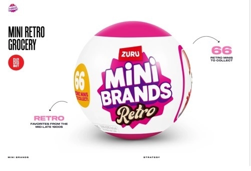 Koule s překvapením Mini Brands Retro – série 1