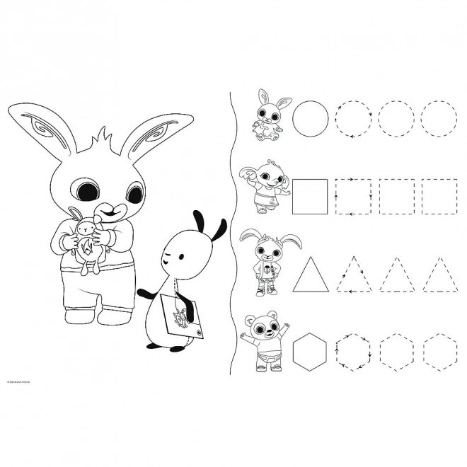 Puzzle 24 dílků Super Maxi Bing a přátelé