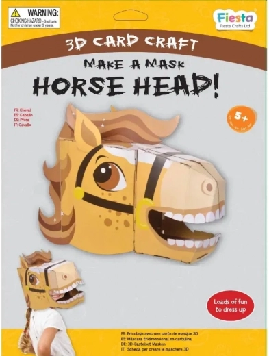 Fiesta Crafts kreativní sada 3D maska Kůň