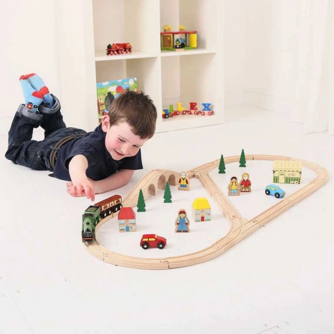 Dřevěná vláčkodráha Flying Scotsman
