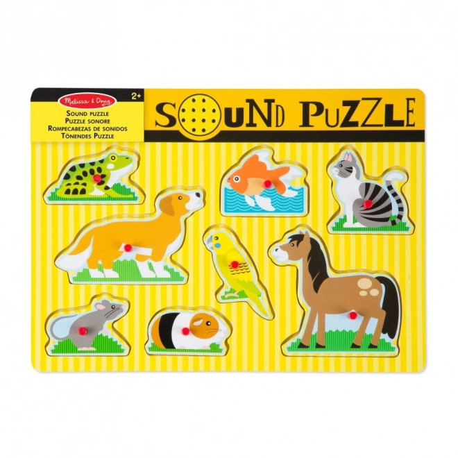 Zvukové puzzle - Domácí zvířata