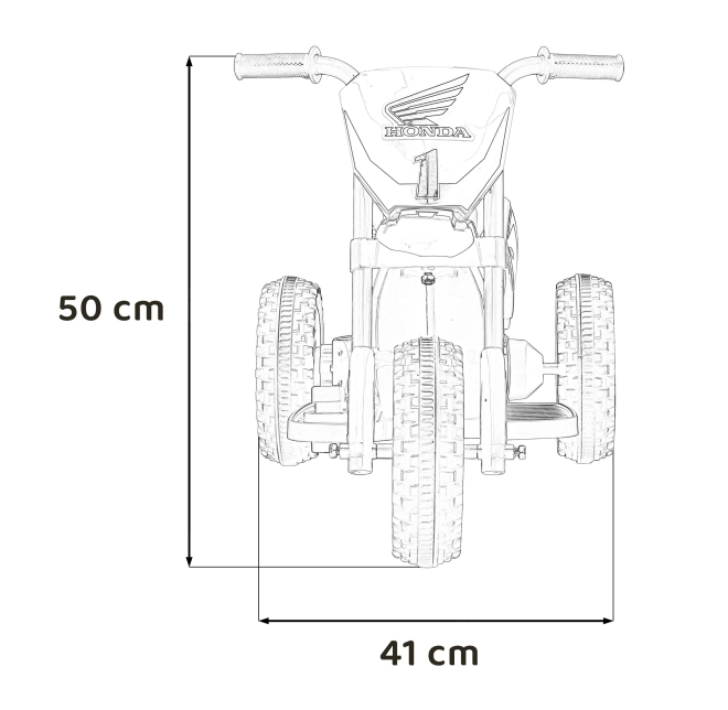 Elektrický motocykl Honda CRF 450R – Červený