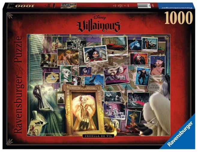 Ravensburger puzzle Villainous: Cruella de Vil 1000 dílků