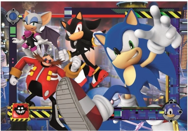 Puzzle Sonic Ježek v akci 180 dílků