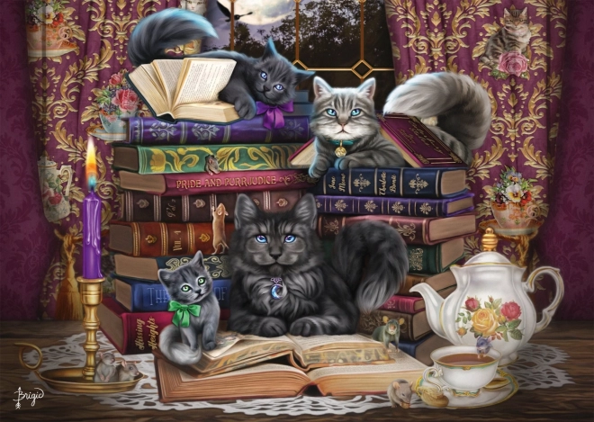 Puzzle Kočičí příběhy 1000 dílků