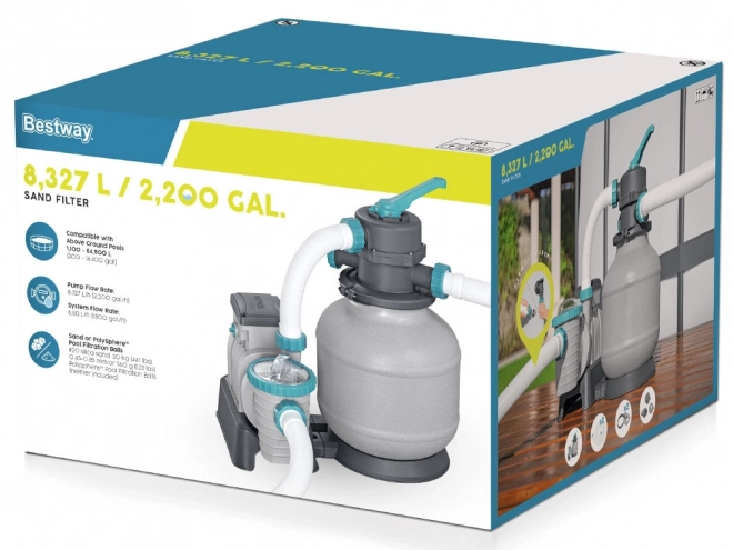 Bestway Písková filtrace pro bazén výkon 8327 l/h