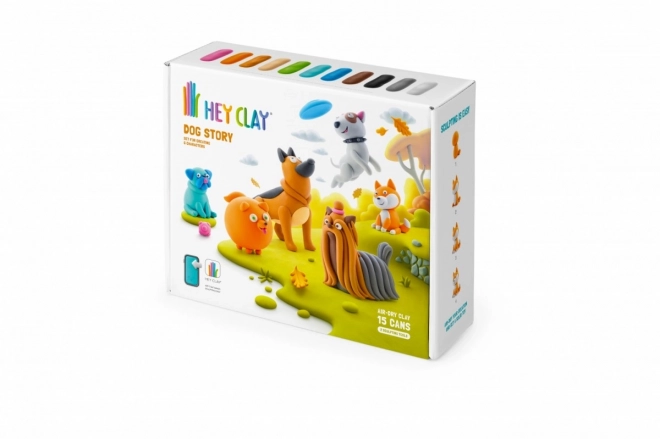 Hey Clay: Příběh psů - sada modelovacích hmot