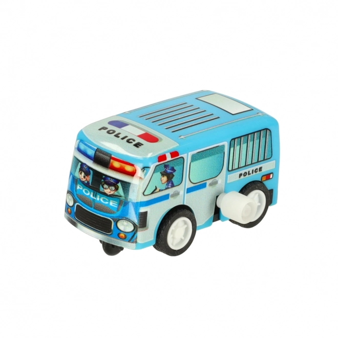Autodráha puzzle policie 47 dílků