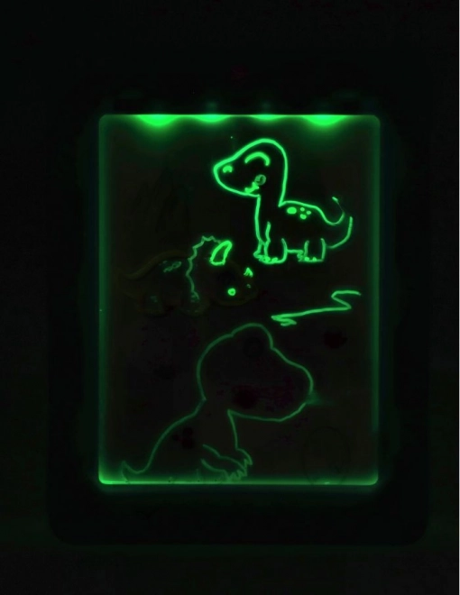 Neonová kreslicí tabule