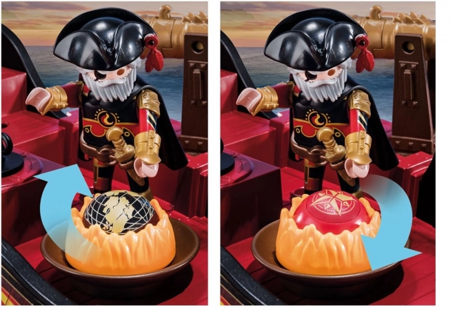 Playmobil loď Ohňových nájezdníků