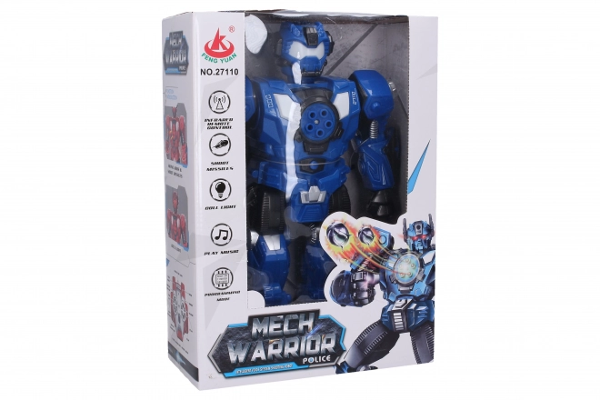 Robot na dálkové ovládání se střelbou šipek