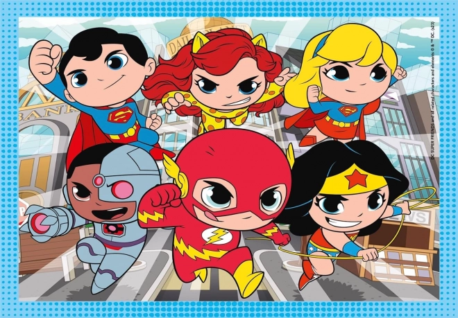 CLEMENTONI Puzzle DC Super Friends 4v1 (12+16+20+24 dílků)