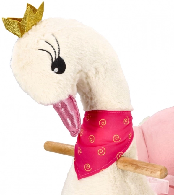 Houpací křeslo Swan Queen s kolečky