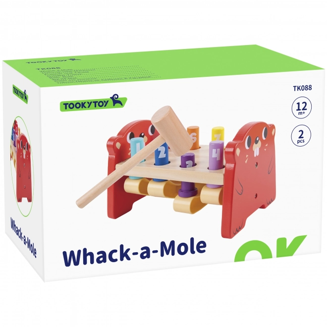 Dřevěná barevná hračka Pronikavá od Tooky Toy