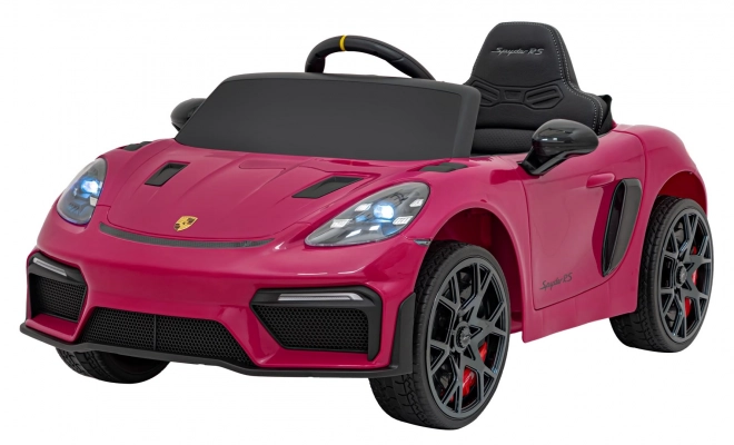 Dětský elektrický vůz Porsche 718 lakovaný – Růžový