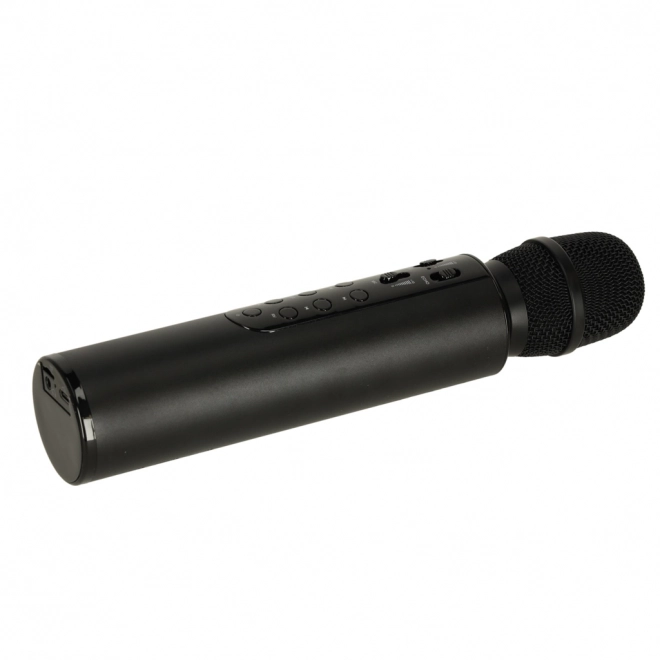 Bezdrátový mikrofon na karaoke Bluetooth černý – Černý