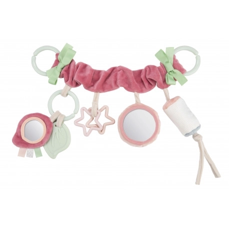 Canpol babies Závěsná hračka na kočárek/autosedačku  PASTEL FRIENDS růžová