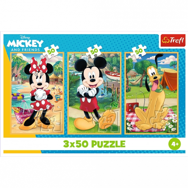 Puzzle - myšky na prázdninách