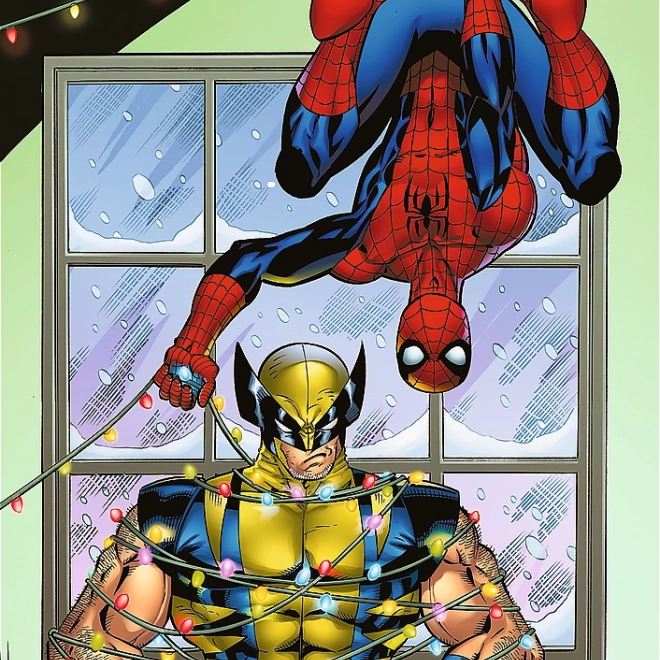 Puzzle Spiderman a Wolverin 1000 dílků Trefl Premium Plus