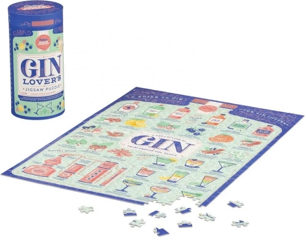 Puzzle 500 Dílky pro Milovníky Ginu od Ridley's Games