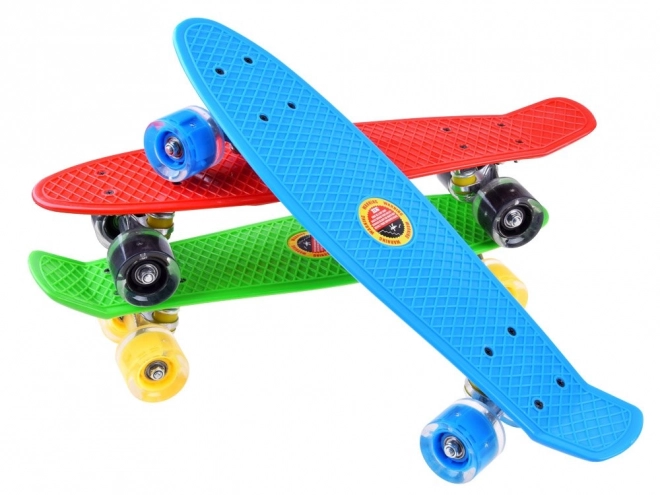 Skateboard Fiszka s LED kolečky