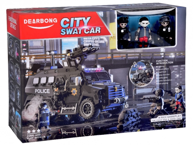 Policejní sada SWAT jednotka speciální + příslušenství