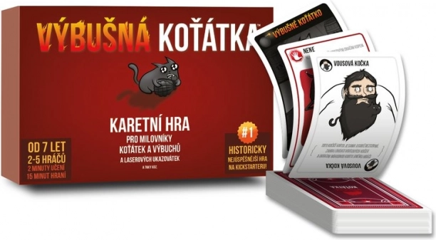 Výbušná Koťátka Karetní Hra