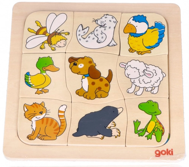 GOKI Puzzle "Kde žijí zvířata?"