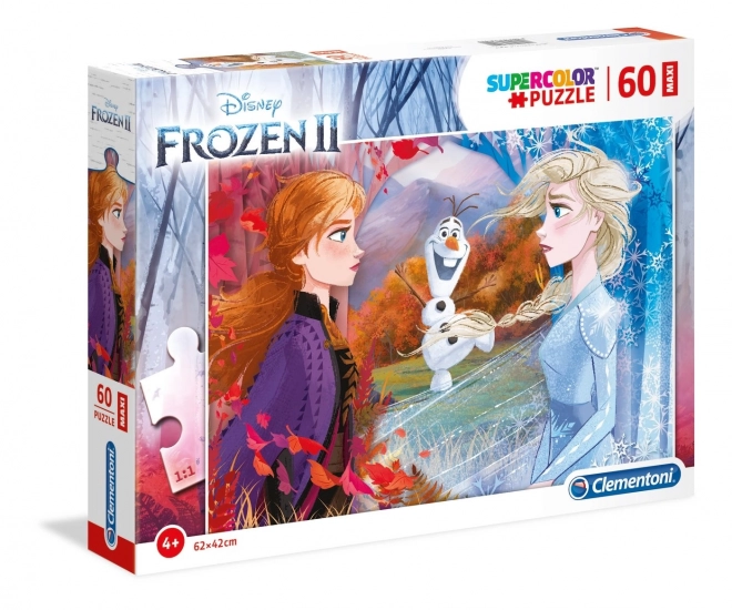 Puzzle 60 Maxi Super Barvy Ledové království 2