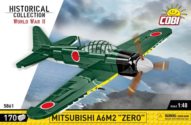 COBI 5861 II WW Mitsubishi A6M2 Zero, 1:48, 170 k