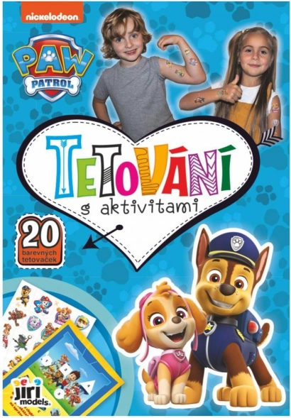 Sešit s tetováním a aktivitami TLAPKOVÁ PATROLA