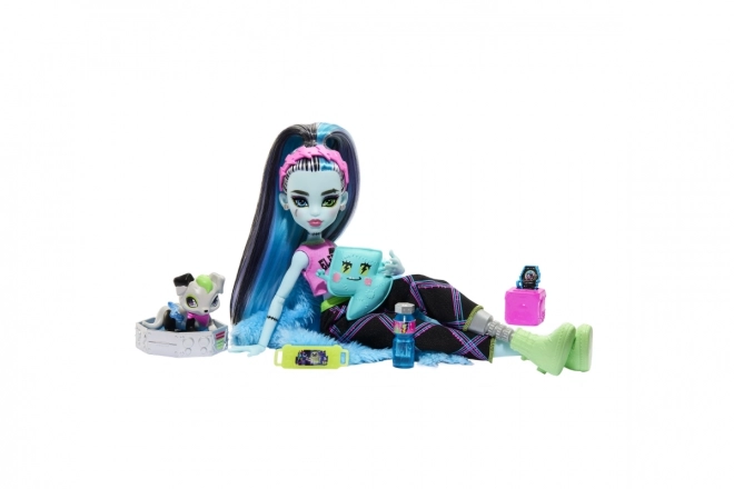 Panenka Monster High Pyžamová Párty Frankie Stein