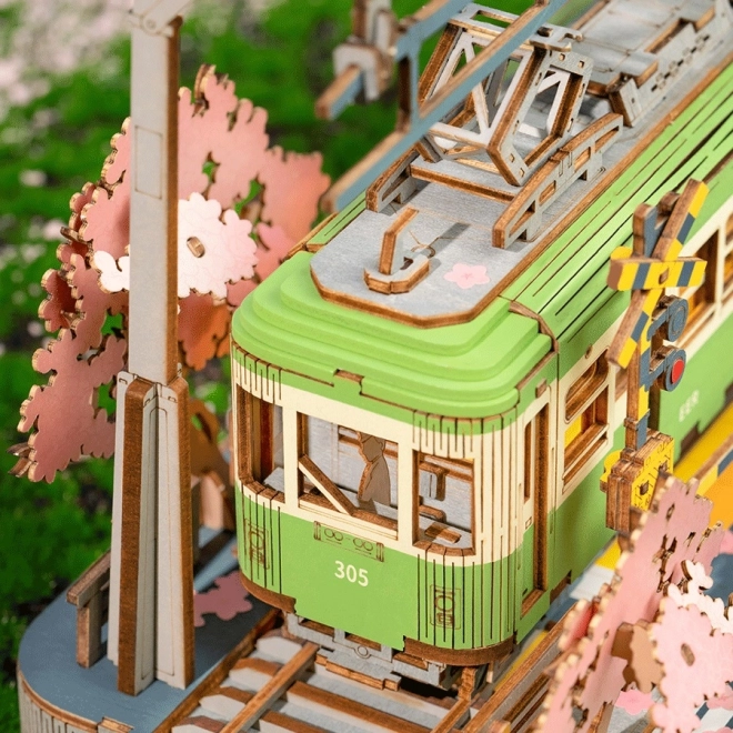 3D dřevěná skládačka Sakura stanice