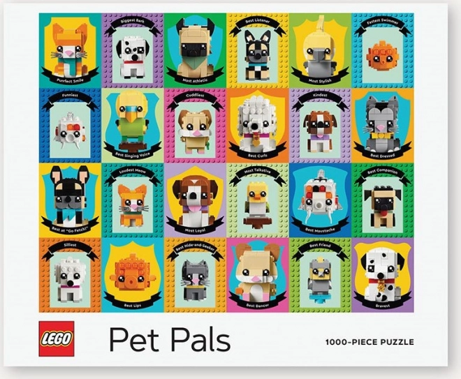 Puzzle LEGO Zvířecí Kamarádi 1000 Dílů