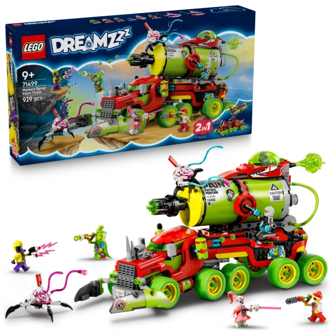 Mateovo vozidlo LEGO DREAMZzz ve spreji